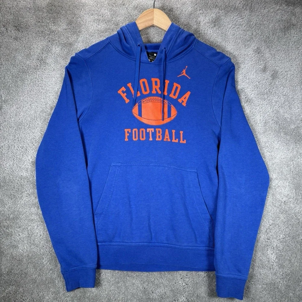 Nike Florida Gators Football Hoodie Sweatshirt Mens S Royal Blue Lightweight